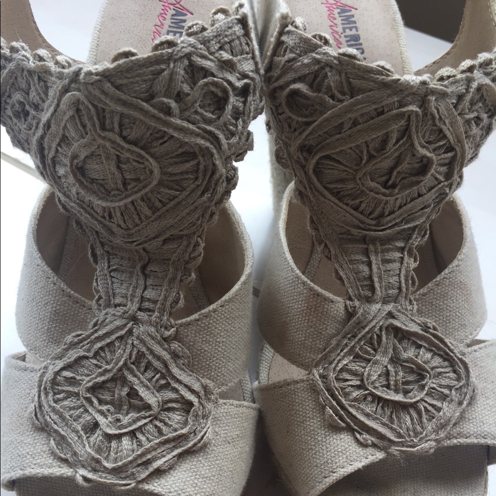 American Rag Wedges Tan